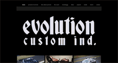 Desktop Screenshot of evolutioncustomindustries.com